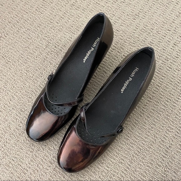 Hush Puppies Shoes - Hush Puppies Copper Mary Jane Kitten Heels